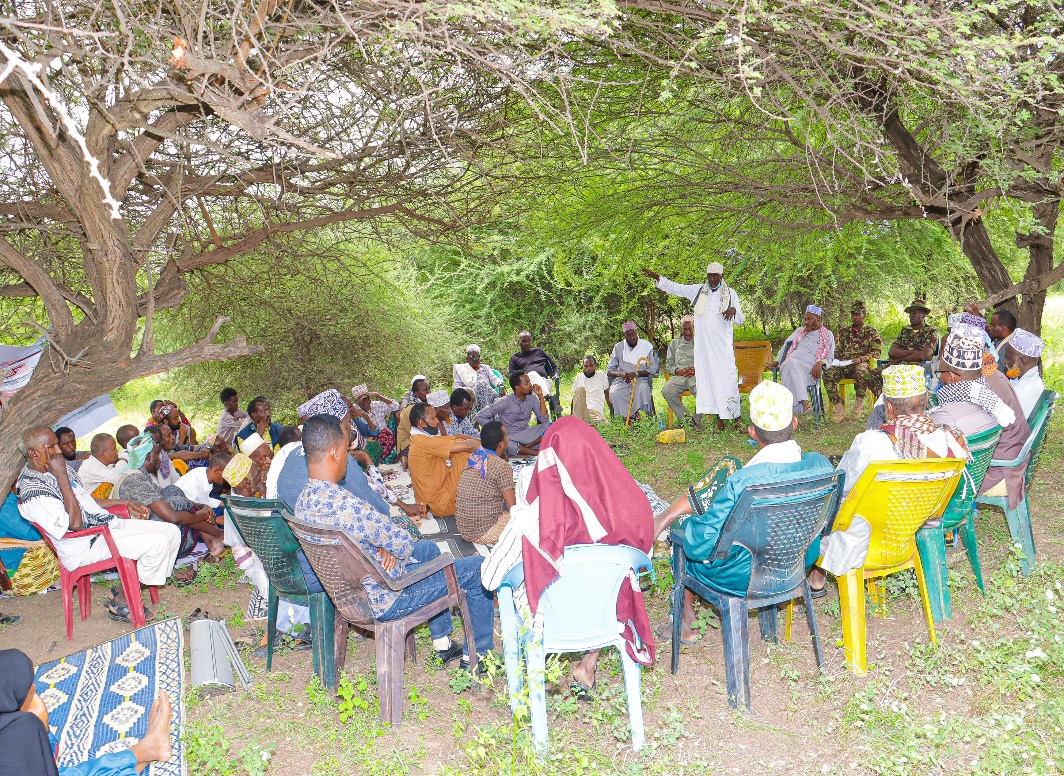 inter community dialogue meeting at konton-Darasalam corridor during the Deris Wanaag program